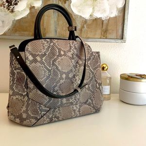 Aritzia auxiliary snake skin bag
